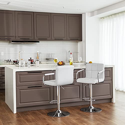 Songmics 2er-Set Barhocker Weiß - 2