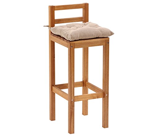 Dehner Barhocker Portofino 2er Set FSC Akazienholz - 2