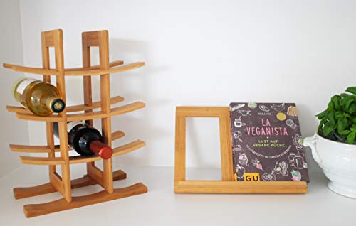 Zeller 13580 Weinregal, Bamboo / 29 x 16 x 42 - 2