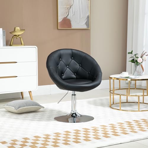 Lounge Sessel Havanna Clubsessel Barhocker Cocktailsessel Drehsessel (Schwarz) - 2