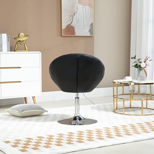 Lounge Sessel Havanna Clubsessel Barhocker Cocktailsessel Drehsessel (Schwarz) - 9