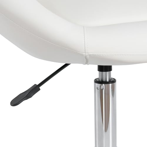 Sessel WEISS höhenverstellbar Kunstleder Clubsessel Coctailsessel Loungesessel - 6