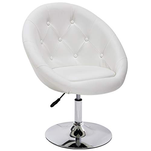 Sessel WEISS höhenverstellbar Kunstleder Clubsessel Coctailsessel Loungesessel - 10
