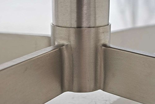 CLP stilvoller Edelstahl Clubsessel / Lounge-Sessel CUBIC, aus bis zu 4 Farben wählen creme - 8