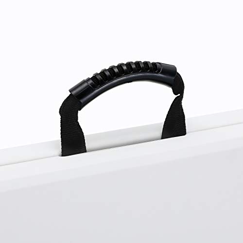 Tisch klappbar Kunststoff weiß 76×182 cm Partytisch Buffettisch Klapptisch - 7