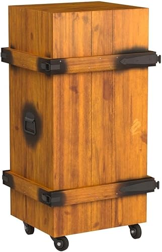 Barschrank Vintage shabby chic Landhaus Massivholz nussbaum - 4