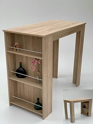 Bartisch Stehtisch Sonoma Eiche - 3