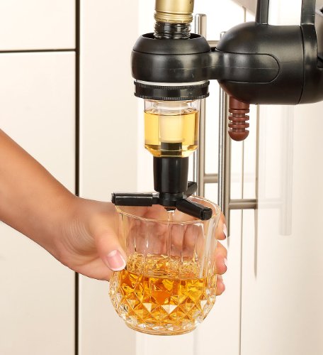 infactory Bar Butler – Flaschenhalter mit Portionierer – 3 cl - 5