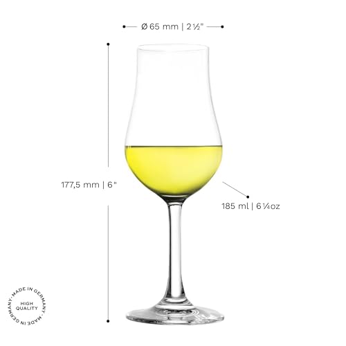 Stölzle Lausitz Destillatglas Classic 185ml – 6er Set Whiskeyglas – Rumglas - 2