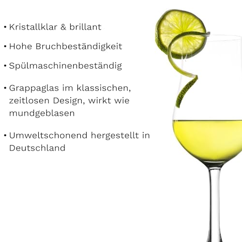 Stölzle Lausitz Destillatglas Classic 185ml – 6er Set Whiskeyglas – Rumglas - 3