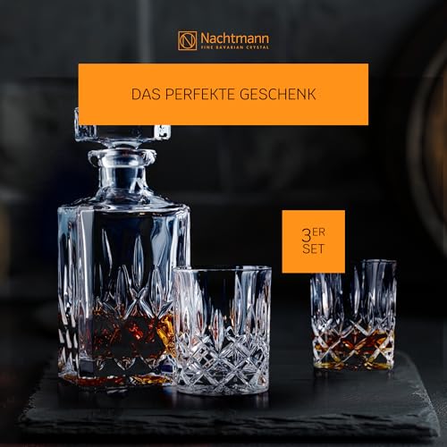 Spiegelau & Nachtmann, 3-teiliges Whisky-Set, Dekanter+ 2x Whisky-Becher, Noblesse, 91899 - 6