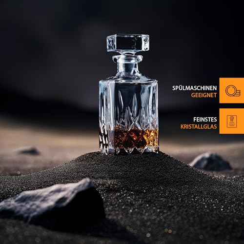 Spiegelau & Nachtmann, 3-teiliges Whisky-Set, Dekanter+ 2x Whisky-Becher, Noblesse, 91899 - 8