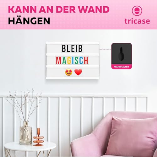 Premium A4 LED Leuchtkasten mit Farbwechsel KOMPLETT SET - 8