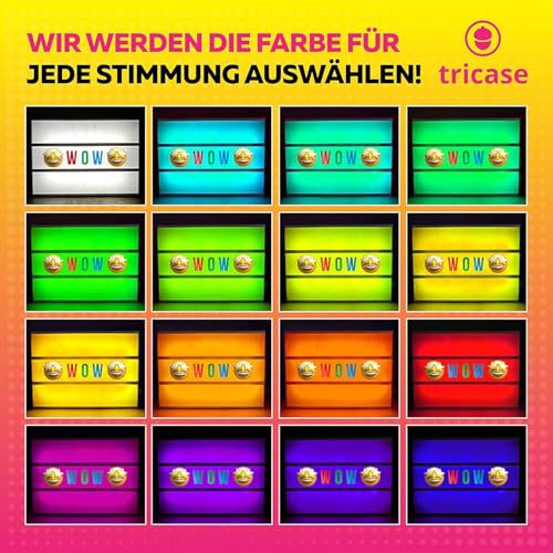 Premium A4 LED Leuchtkasten mit Farbwechsel KOMPLETT SET - 9