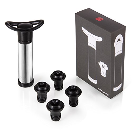 Blumtal Wein Vakuumpumpe mit 4 Stopfen - 2