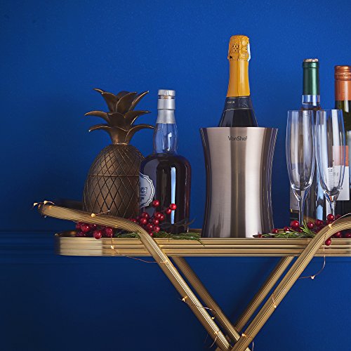 VonShef Weinkuehler Edelstahl Doppelwandig mit Kupferbeschichtung - 4