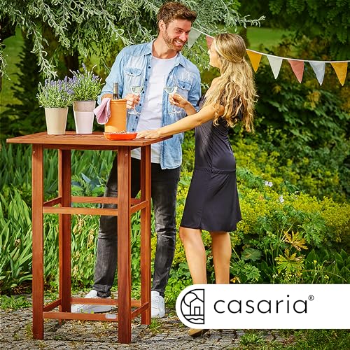 Deuba Stehtisch aus Akazienholz Bistrotisch Bartisch Party - 3