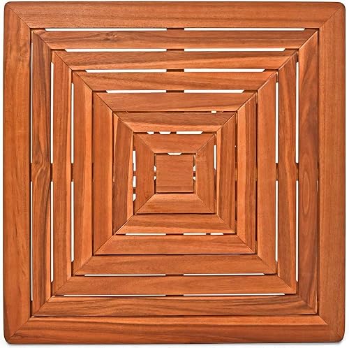 Deuba Stehtisch aus Akazienholz Bistrotisch Bartisch Party - 9