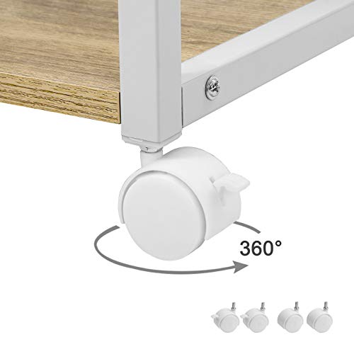 SONGMICS Küchenwagen Servierwagen mit arretierbaren Rollen - 7