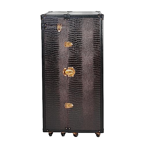 BUTLERS Hemingway Barschrank – Antike Kofferbar mit Weinregal - 5