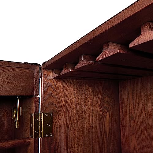 BUTLERS Hemingway Barschrank – Antike Kofferbar mit Weinregal - 8