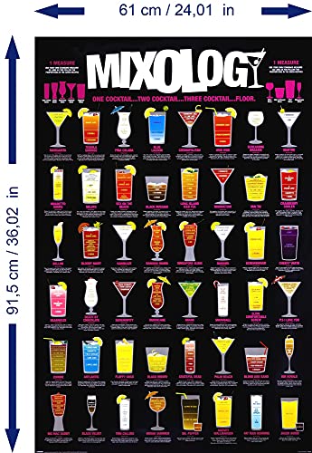 1art1 49075 Cocktails – Mixology Poster (91 x 61 cm) - 3