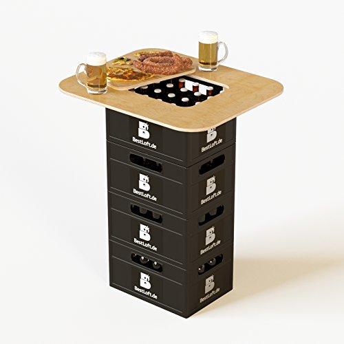 BestLoft® Bierkasten-Stehtisch Hicksville - 3
