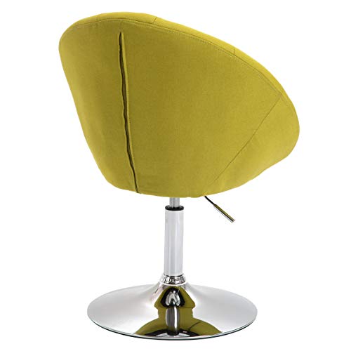 SVITA Havanna Cocktailsessel Retro Drehsessel Clubsessel Stoff Barhocker Grün - 5