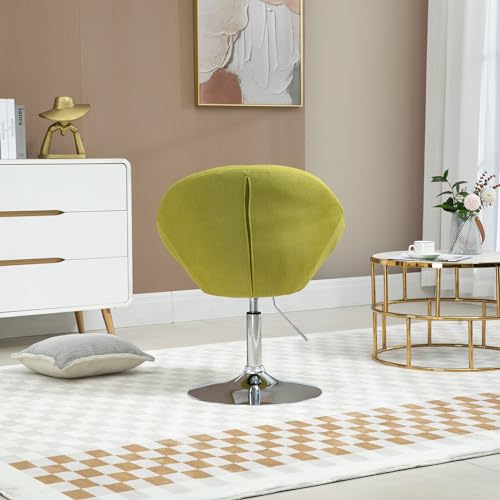 SVITA Havanna Cocktailsessel Retro Drehsessel Clubsessel Stoff Barhocker Grün - 8