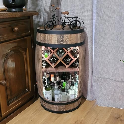 weeco Holzfass mit Weinhalter – Weinregal. Fassbar - 8