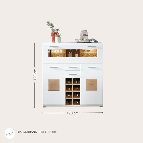 10A1WW22 Fun Plus Weiß aus Eiche - 3