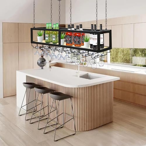 DSVONAUS Deckenregal Decken-Weinregal Höhenverstellbar - 5