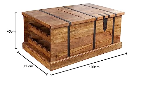 Invicta Interior Massiver Couchtisch Hausbar Bodega - 2
