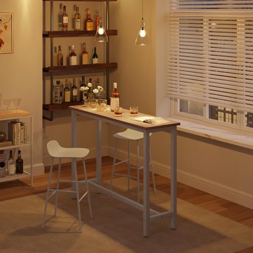 WOLTU BT30hei+BH130hei-2 1x Bartisch + 2X Barhocker Set Bistrotisch Stehtisch - 7