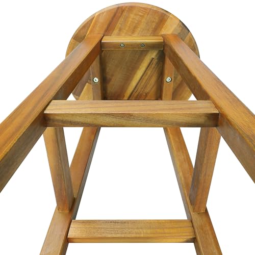 Deuba Barhocker 2er Set Akazie Sitzhöhe Massivholz - 6