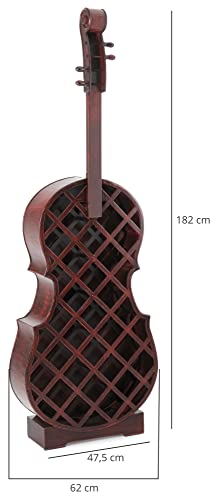 Stagecaptain Stradivino Grande Weinregal für 25 Flaschen – Handgemachtes Cello Flaschenregal - 5