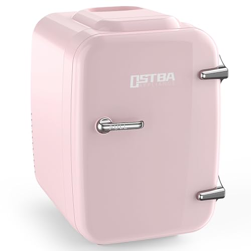 Tiastar Mini Tragbarer Kühlschrank 4 Liter für 6 Dosen Getränke in Rosa - 6