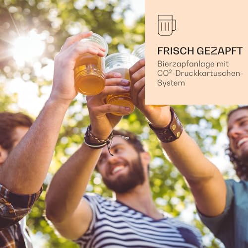 Klarstein Skal – universelle Bierzapfanlage mit integriertem Bierkühler - 2