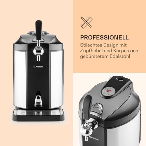 Klarstein Skal – universelle Bierzapfanlage mit integriertem Bierkühler - 3