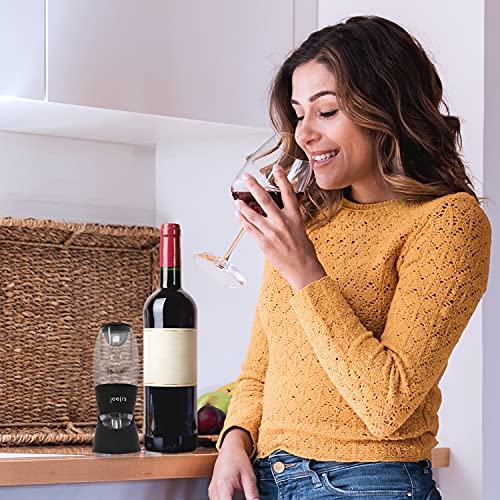 Weinbelüfter - Belüftungsdekanter für Weinliebhaber - Stilvoller Wein-Luftsprudler mit Tropfständer - sofortiger Weinfilter zum Entfernen von bitterkeit und oxygenieren Wein - 7