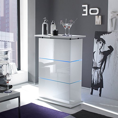 Bartisch Primo Minibar in weiß - 3