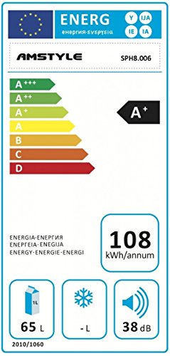 Amstyle Minikühlschrank 65 Liter - 2