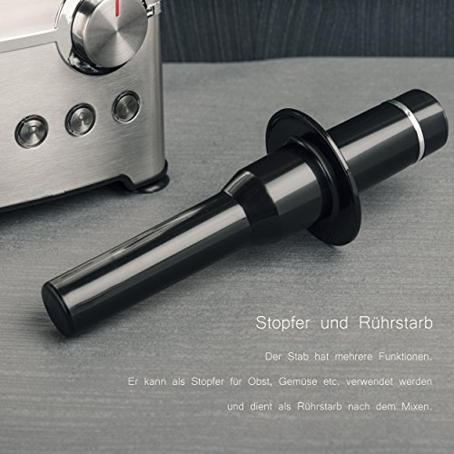 Power Blender Standmixer aus Edelstahl mit 2.5ps [2000 Watt] by KHAPP - 8