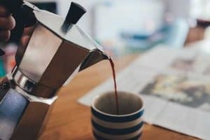 Der elektrische Espressokocher